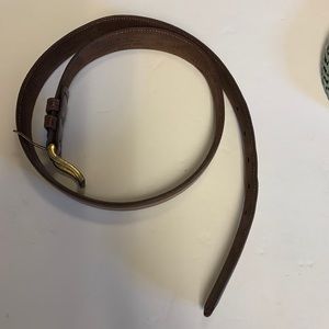 Vintage Western Top Grain Cowhide Belt Made in USA 32